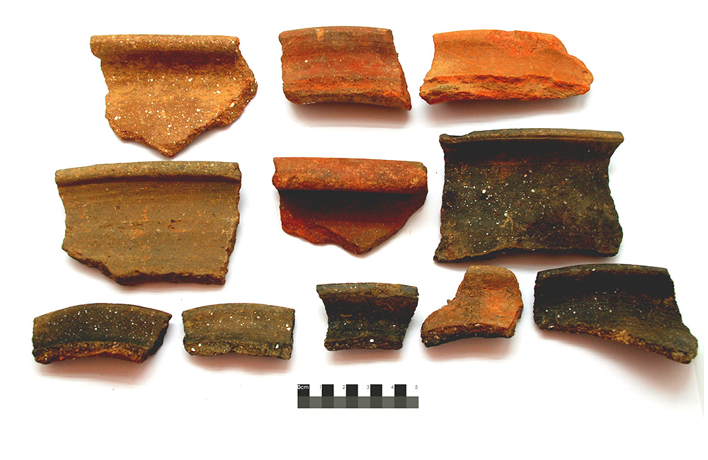 Fragmentos cerâmicos da época medieval