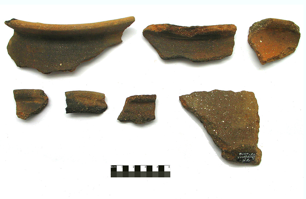Fragmentos cerâmicos da Idade do Ferro